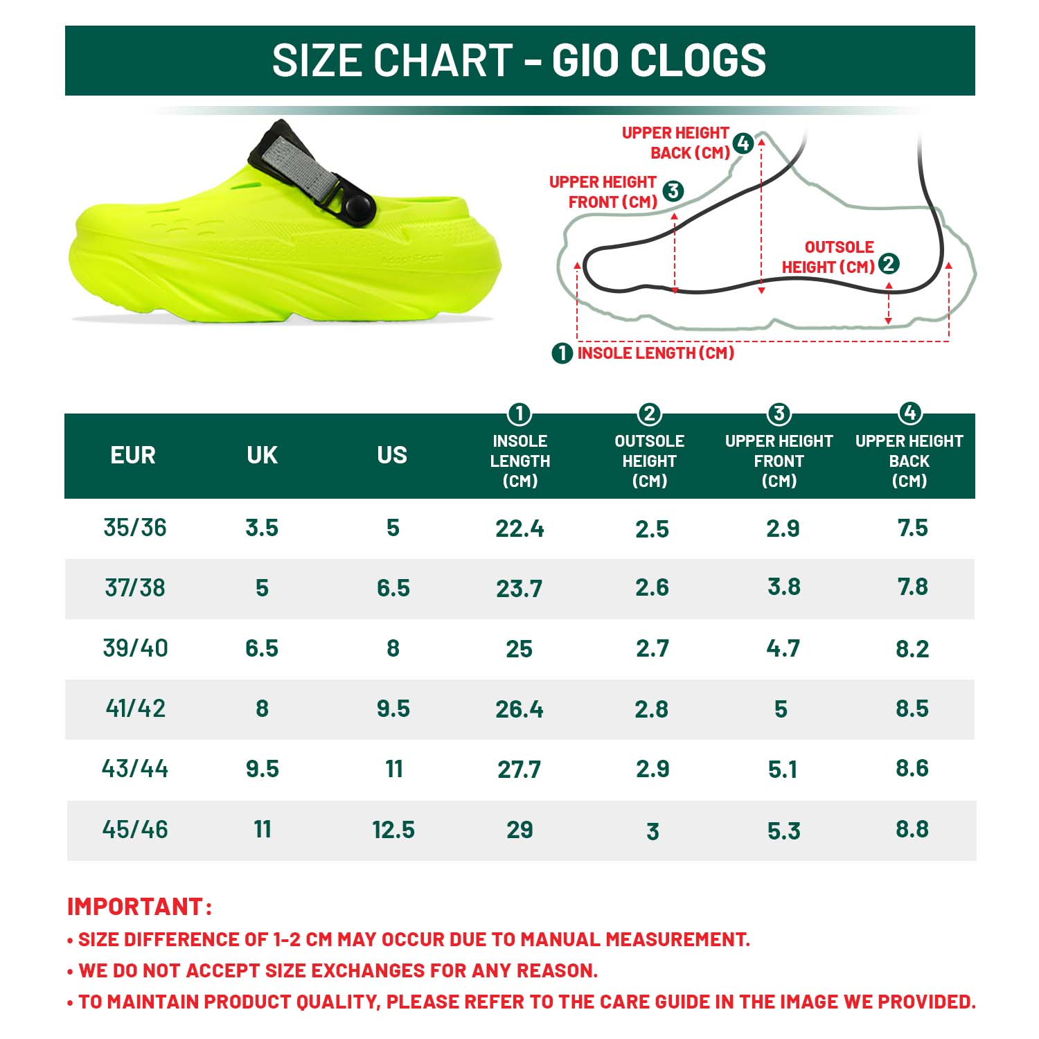 Porto X GIO Recovery Clogs